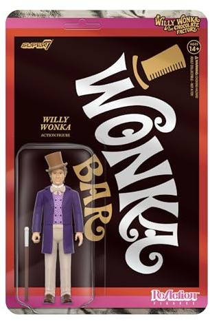 Super7 Willy Wonka & The Chocolate Factory Reaktionsfiguren Wave 01 - Willy Wonka Actionfigur
