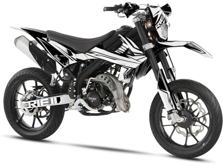 Arider Dekor (Aufkleber) für Rieju MRT 50/125 (2022-2023) | Storm Edition (Weiß)