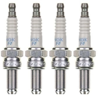 4x Zündkerze CR8EKB – passend für Aprilia SXV/RXV/MXV 450/550, Peugeot Jet-Force 125, Vespa GTS 300, Piaggio MP3, Moto Guzzi Griso 1200 – Zündkerzen Set Motorrad Roller