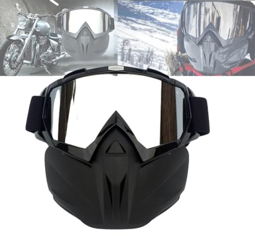 Maschera Snow Ninja, Occhiali maschera Snow Ninja, Occhiali da sci invernali, Maschere per uomo Caschi Moto Sport (Style G)