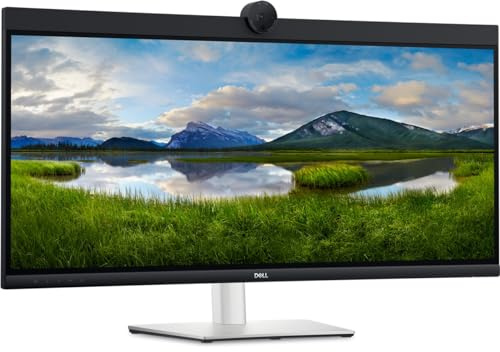 Dell 34 Curved Video Conferencing Monitor - P3424WEB 86.71cm, DELL-P3424WEB