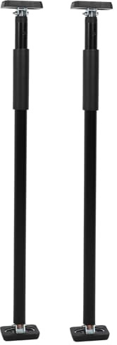 Telescopic Support Pole, 2PCS Heavy Duty Alloy Cabinet Jack Support Pole with Non Slip Silicone Pad, 50KG Load Capacity Third Hand Support Rod for Woodworking, Ceiling, Door Frames