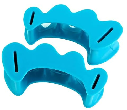Correct Toes – Bunion Corrector, Toe Separator & Toe Spacers for Men and Women, Unisex, Aqua, Small