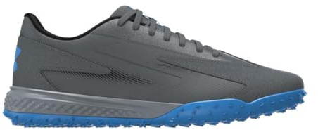 Under Armour Unisex Shadow Turf 3 Soccer Cleats Castlerock/Black/Blue Atlantis 5/6.5 Medium