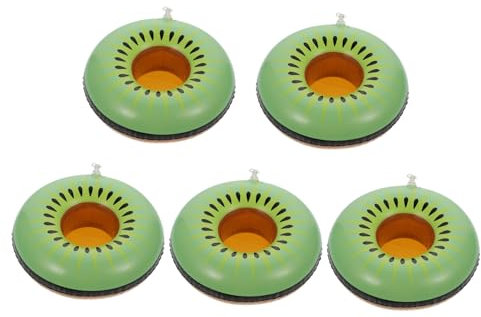 MUSISALY 1ensemble Set Porte-gobelets Gonflables Forme De Fruits pour Piscine Accessoire De Fête Flottant pour Boissons pour Plage Ou Piscine