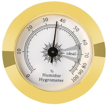 Barometro - Stazione Meteorologica Analogica Da 70 Mm | Barometro Con Igrometro E Termometro Integrati, Barometro Ad Alta Precisione Con Manometro 'aria, Igrometro Analogico Per Previsioni Meteoro