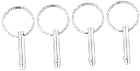 Yardwe 3 Juegos Imperdible Pin De Seguridad para Equipar Unión Cósmica Grillete Acessorios Nauticos Accesorios Náutica Pasador De Hardware Marino Acero Inoxidable Silver 4 Uds * 3