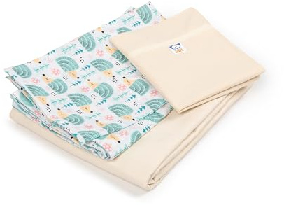 Sensory Owl Gewichtsdecke Therapiedecke Für Kinder Set Mit Bezug Kissenbezug Waschbeutel Beschwerte Gewichtete Decke Stressabbau Autismus ADHD Hilfsmittel Baumwolle Glasgranulat 90 x 120 cm 2,5 kg