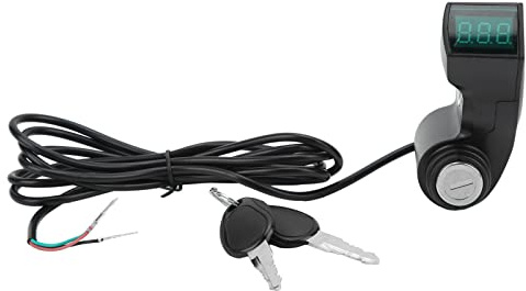 Blocco di Accensione Scooter per Accensione a 3 Pin Scooter Elettrico, Blocco 'Interruttore Scooter di Avvio di un Pulsante con 2 Tasti per per Scooter M4, Chiave di