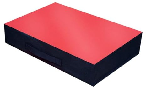 perfeclan Weightlifting Floor Pad, Dense Protective Floor Mat, Thick Crash Pad for Dropping Barbells, Essential Equipment for Gym Noise Reduction and Floor Preservation, Red EPE*1