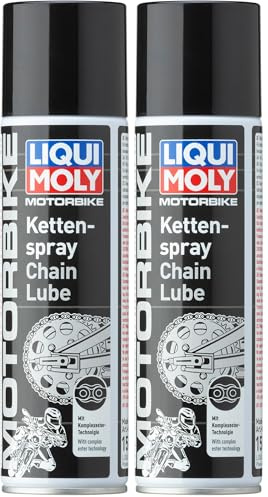 LIQUI MOLY Motorbike Chain Lube | 250 ml | Motorrad Haftschmierstoff ohne Kupfer | Art.-Nr.: 1508 (Packung mit 2)