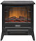 Dimplex MicroStove Optiflame Electric Stove, Compact, Portable Freestanding Cast Iron Effect Stove with Artificial Log Fuel Bed, LED Flame Effect and 1.2kW Adjustable Heater