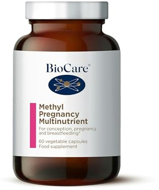 BioCare Methyl Pregnancy Multinutrient - with Folate, Zinc, and Vitamin B12 - for Conception, Pregnancy & Breastfeeding - 60 Capsules