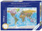 Close Up XXL World Map Jigsaw Puzzle 2000 pieces - The World - 97 x 68 cm Premium Map 2020 - MAPS IN MINUTES