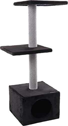 Flamingo KRATZBAUM DALTO SCHWARZ 35x35x104,5CM