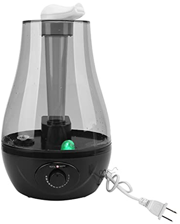 110-220v Pet Air Humidifier, Double Spray with LED Lamp 3L Large Capacity Quiet Atomizer Adjustable Cool Mist Mode for Pet Household Humidifiers[US Plug]