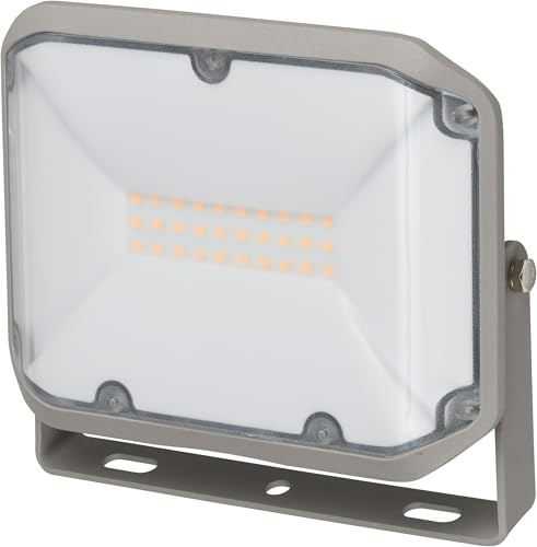 Brennenstuhl LED strålkastare AL 2050 / LED Spotlight för utomhusbruk med 2080 lumen (LED utomhuslampa för väggmontering, 20W, Varmvitt ljus 3000K, IP44)
