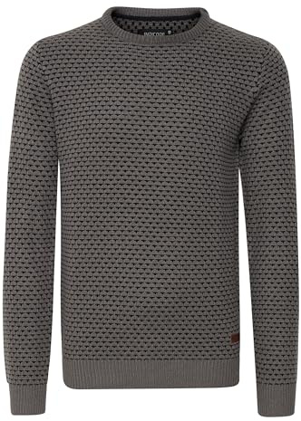 Indicode Coppler - Maglione a maglia grossa, da uomo, Pewter (902), XXL