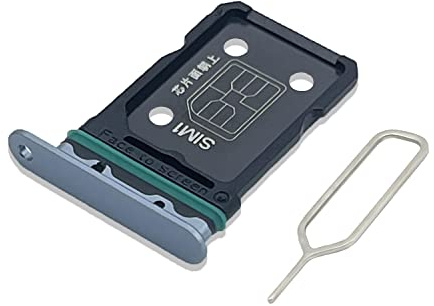 Eonpam Tiroir Carte SIM pour (Oppo Find X3 Neo) Support Qualité d'origine Remplacement Plateau Memory SD Slot carte SIM avec aiguille SIM(Argent)