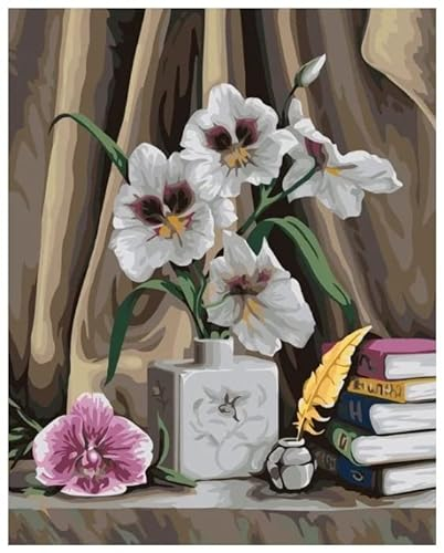 Kinderpuzzle 1000 Teile, Orchideen auf dem Tisch, personalisiertes Puzzle 70x50CM