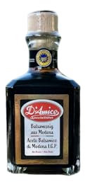 D’Amico Aceto Balsamico di Modena I.G.P – 90 % Traubenmost, hohe Dichte (1,35), ohne Zusatzstoffe – Premium Essig aus Italien – ideal für Salate, Käse, Erdbeeren & Antipasti (1x 250 ml)