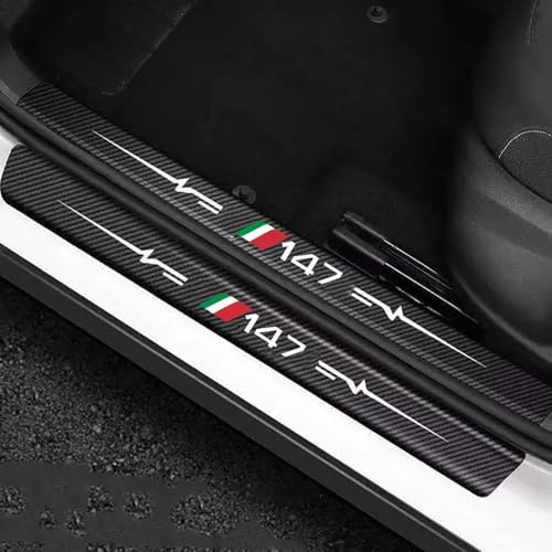 YYYQP 4 Piezas Coche Protectores Antideslizantes para Estribos, para Alfa Romeo 147 Accesorios Decorativos