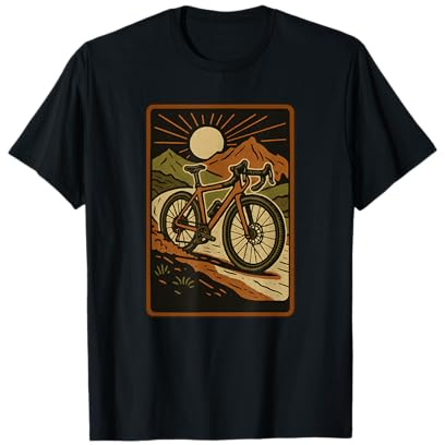 Vélo de gravier, vélo de gravier, vélo de gravier, équitation sur gravier T-Shirt