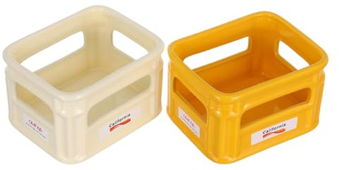 Warmhm 2 Pièces Plateaux de Service Originaux Porcelaine Plateaux à Snacks Céramique pour Frites et Fruits Bols à Apéritif Stables pour Maison et Café Nettoyage Facile
