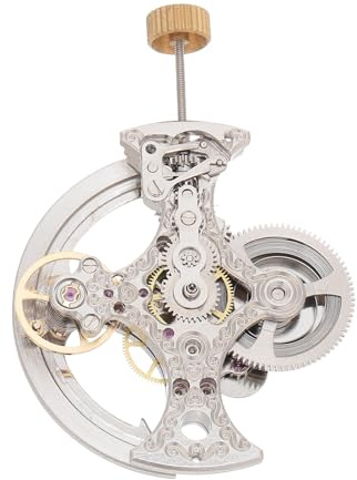 SHINEOFI Mecanismo de Reloj Automático Grabado a Mano, Pieza de Reloj Mecánico de Alta Precisión, Componente para Reparación y Mejora de Relojes de Pulsera, Resistente al Agua