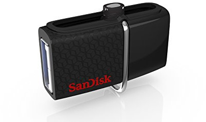 SanDisk SDDD2-128G-G46 Clé USB 3.0 à Double Connectique Sandisk Ultra 128 Go