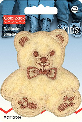 Prym 925258 Applikation Teddy groß Flausch beige