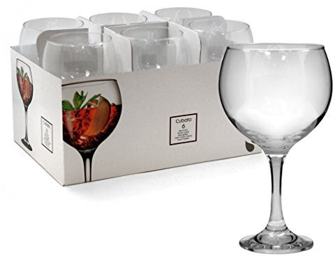 AVENUELAFAYETTE Set de 6 Coupes à Bourgogne en Verre 630 ML