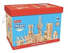 Jeujura – Tecap Classic – 500 Teile – Konstruktionsspiele – Bauklötze – Für unzählige Bauwerke – Der Fantasie freien Lauf Lassen – Handfertigkeit – Kreativität – 8338