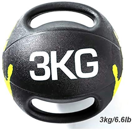 AGYH Medizinbälle Binaural Medizinball, Gummi Fitness Training Festball, Startseite Männliche Und Weibliche Core Training Wurftraining, 3KG/4KG/5KG/6KG/7KG/8KG/9KG/10KG (Size : 10kg/22lb)