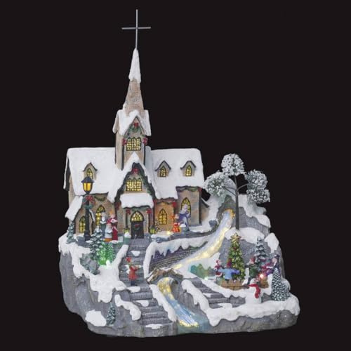Feeric lights & christmas - Julby livliga bykyrkan 9 led + transfo