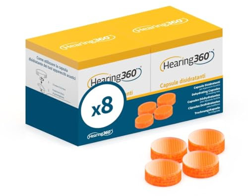 Capsule deumidificanti per Apparecchi Amplificatori Acustici (8 Capsule)