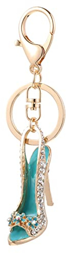 SOIMISS High Heels Keychain Strass Schuh Schlüsselanhänger Mode Charme Geldbörse Tasche Anhänger Hängende Ornamente für Frauen Mädchen