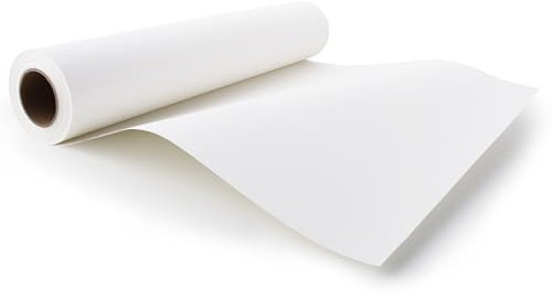 38cm Wide*25M Long White Drawing Paper Roll - Roll of Paper for Kids Painting, Sketching, Easel, Bulletin Board, Wall Art, Gift Wrap (38CM X 25M)