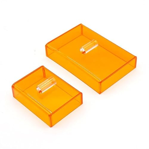 Protector De Sombra Dental Caja De Sombreado De Resina Dental Estuche De Almacenamiento De Material De Dentista A Prueba De Luz De Laboratorio Herramienta De Dentista Accesorios De Odontolo(Color:S+L)