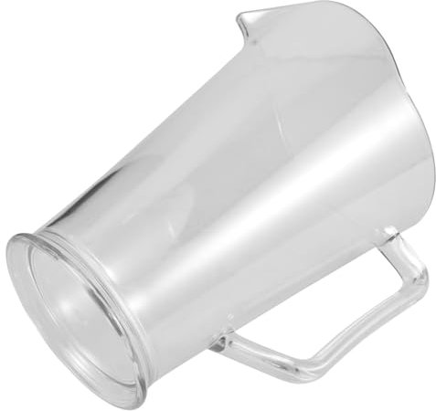 OKUMEYR Pichet Polyvalent En Plastique De 1 300 Ml Avec Bec Verseur Verre Pour Bière Eau Restauration