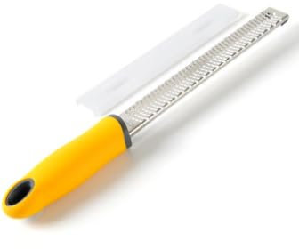 Cheese Grater & Vegetable Grater — Parmesan Cheese Lemon, Garlic, Nutmeg (Yellow)