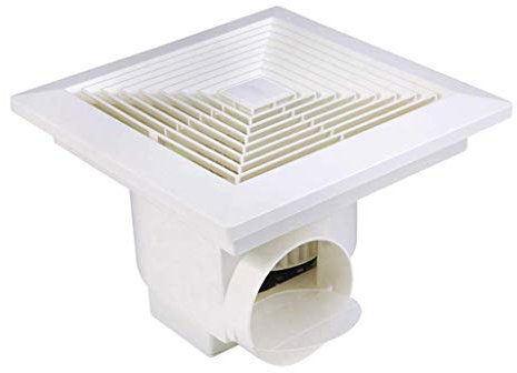 RWSXY Ventilatore di Ventilazione, Ventilatore di Scarico Quadrato Bianco da soffitto o da Parete, Ventilatore di Scarico da soffitto per Bagno Molto Silenzioso