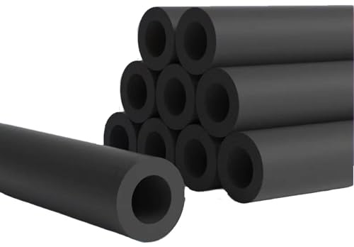 Tuyau D'isolation pour Extérieures, 22/27/34/43/48/60 mm diamètre intérieur Imperméable Isolante pour tuyaux, Tuyau Mousse pour Chauffage et Tube Climatisation(ID 60mm x T 20mm)