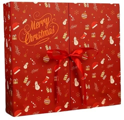 Adventskalender-Boxen | Leere Adventskalender zum Befüllen, selbstgemachte 24-Tage-Countdown-Weihnachtskalender-Boxen für Weihnachtsdekoration
