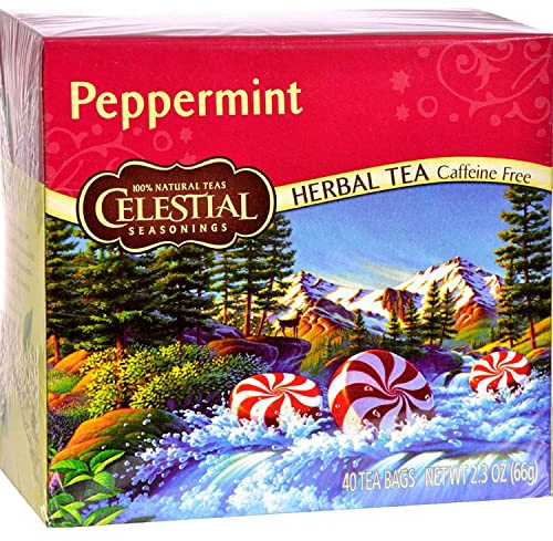 Celestial Seasonings Herbal Tea - Peppermint - 40 Bags