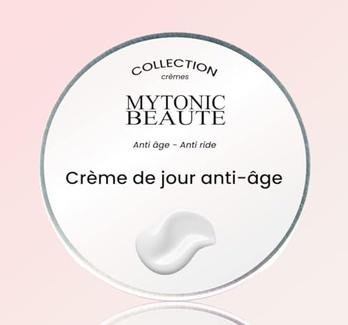 Crème de jour anti-âge anti-rides à la Rose 100gr | Soin hydratant - Régénérant - Base | S'utilise sur visage, peau, main, corps | 20% GRATUIT
