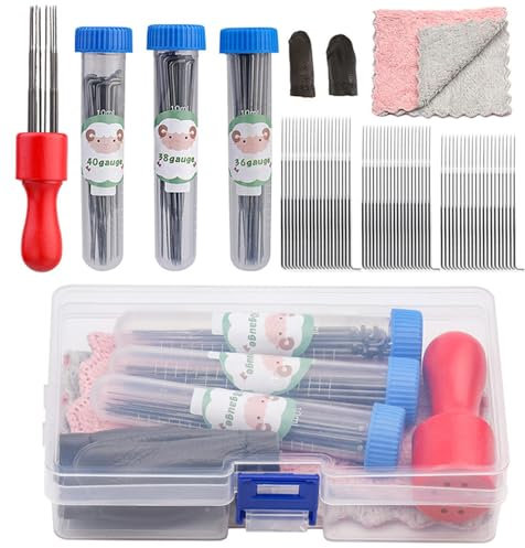 Filznadel-Set, Nadelfilz-Set - Anfänger-Wollstanznadel-Set, Kräftige Designs Bastelwerkzeuge Für Puppen | Verarbeitung Ausgelegt Nadelfilzzubehör Für Filzanfänger-Enthusiasten