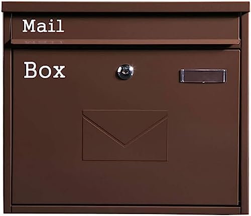 Vintage Iron Outside Mural Letter Box Letterbox Mailbox Photography Props Accessories Wall Mural Bar Cafe Window Display