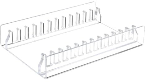 Comphic Supporto da Tavolo per CD, Supporto per CD in Acrilico, Espositore per CD, Porta CD Fino A 12 Custodie Standard per CD