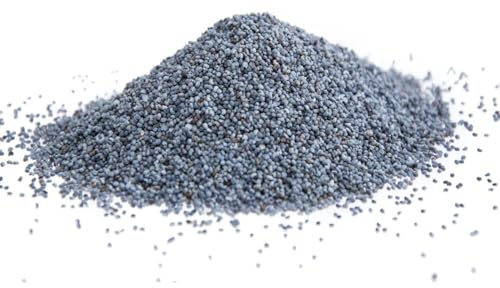Semi di Papavero Blu 50g in Vasetto Vetro - Ricchi di Calcio e Vitamina E, Ideali per Pane, Dolci, Insalate | Effetto Rilassante Naturale, Qualità Premium